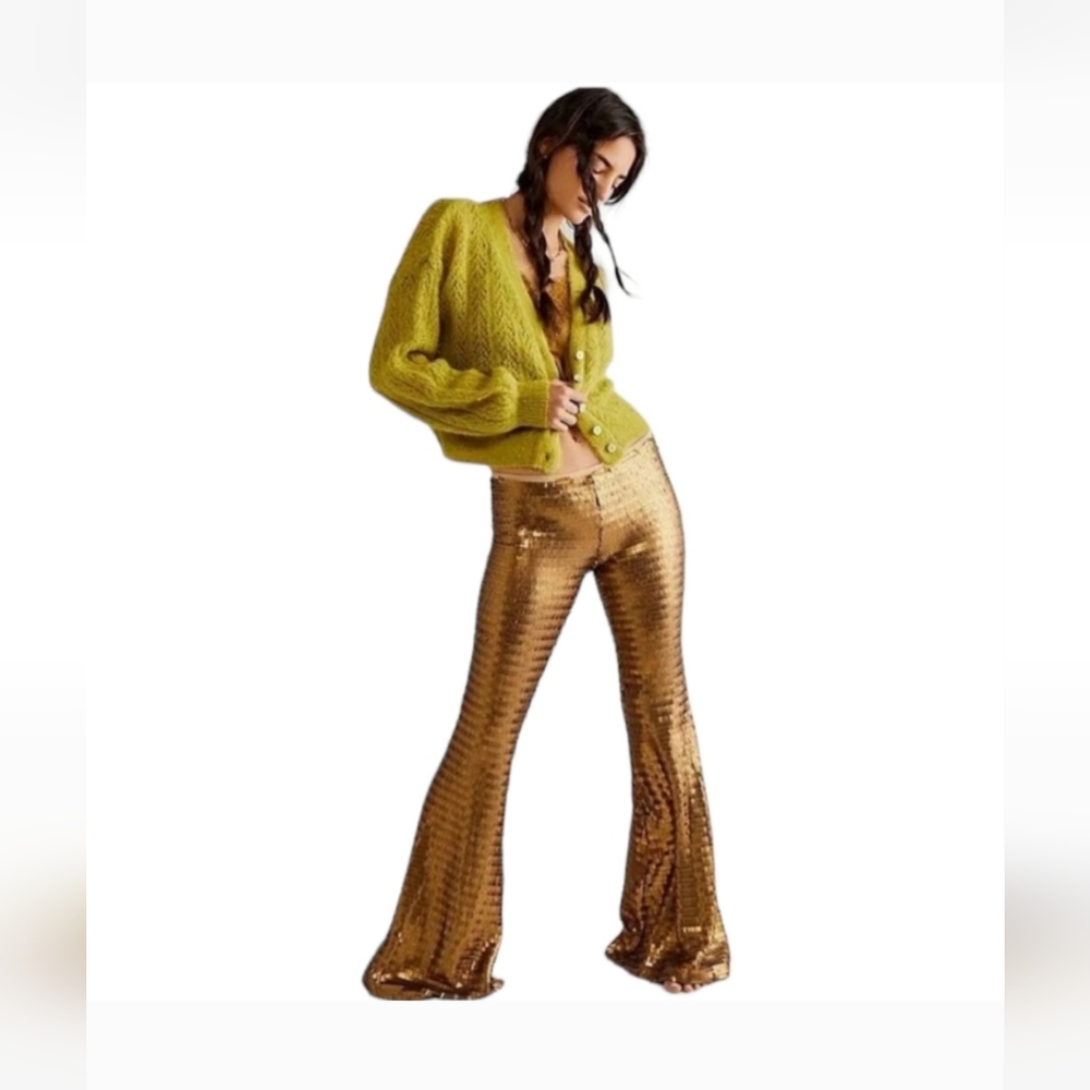 #228- Free People Party Flare Pants NWOT